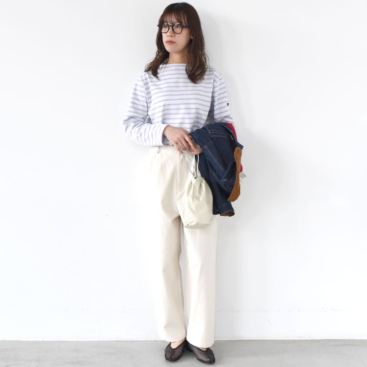 SAINTJAMES(セントジェームス)/OUESSANTウエッソン長袖Tシャツボーダー【2022秋冬】