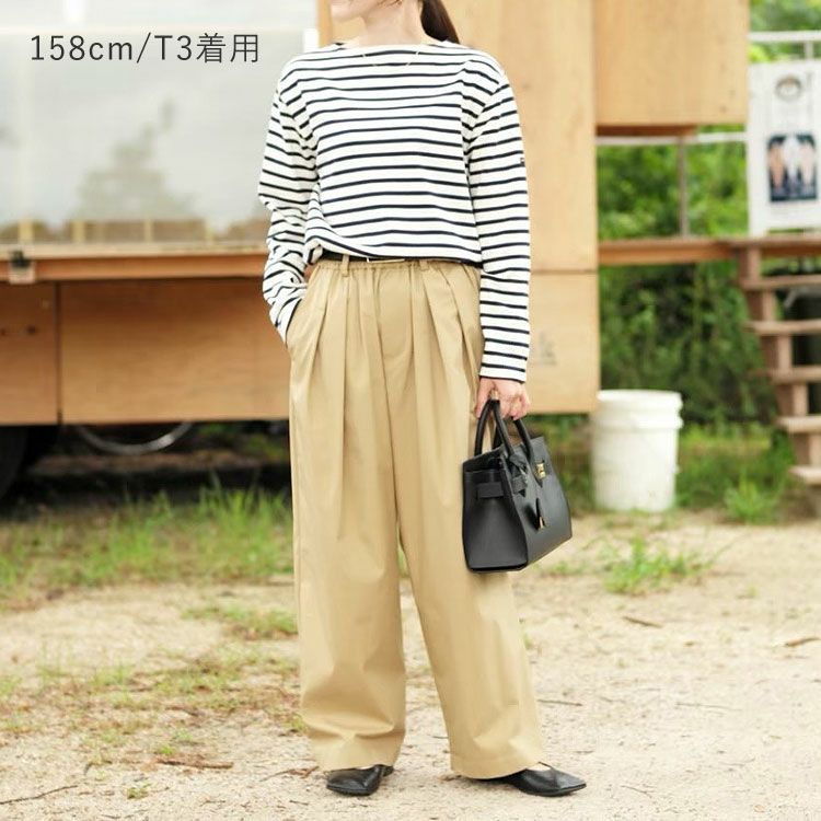 SAINTJAMES(セントジェームス)/OUESSANTウエッソン長袖Tシャツボーダー【2022秋冬】