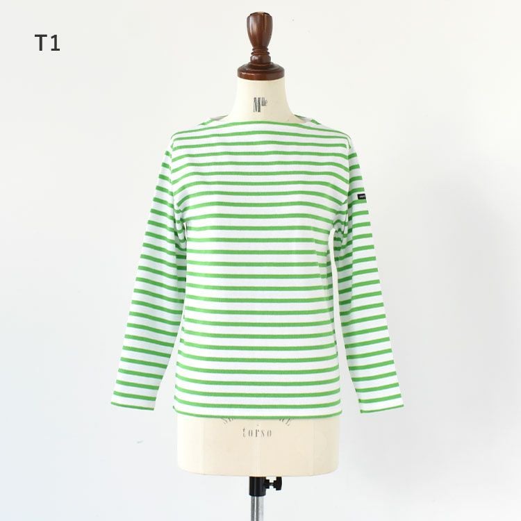 SAINT JAMES(セントジェームス)/OUESSANT ウエッソン 無地 長袖Tシャツ