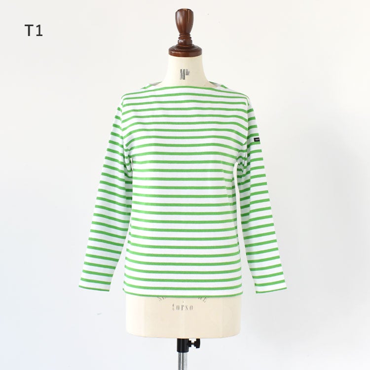 SAINT JAMES(セントジェームス)/OUESSANT ウエッソン 無地 長袖Tシャツ