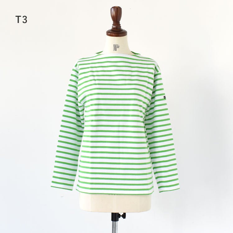 SAINT JAMES(セントジェームス)/OUESSANT ウエッソン 無地 長袖Tシャツ