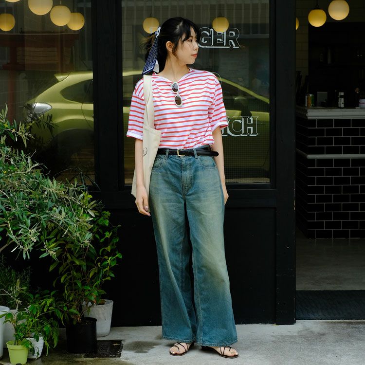 TEE loose セントジェームス　ドロップショルダー　ピリアック　ウェッソン PIRIAC LOOSE ピリアックルーズ ドロップショルダー 半袖Tシャツ/SAINT