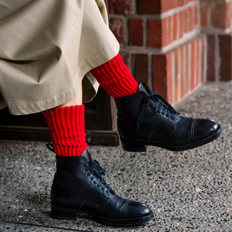LOOSE PILE CREW SOCKS ルーズパイルクルーソックス/ROTOTO（ロトト