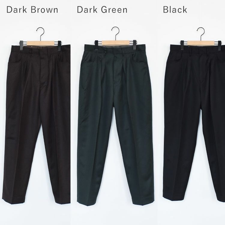 SALE 30％OFF】Two Tuck Wide Taperd Pants ツータックワイド