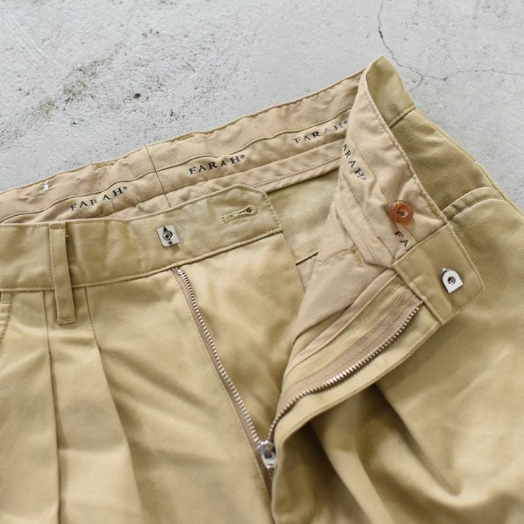 SALE 30％OFF】TWO-TUCK SHORTS ツータックショーツ/FARAH(ファーラー