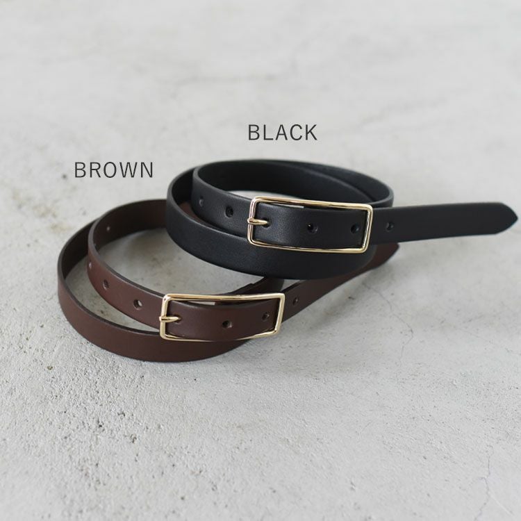 SLENDER LEATHER BELT スレンダーレザーベルト/THE SHINZONE