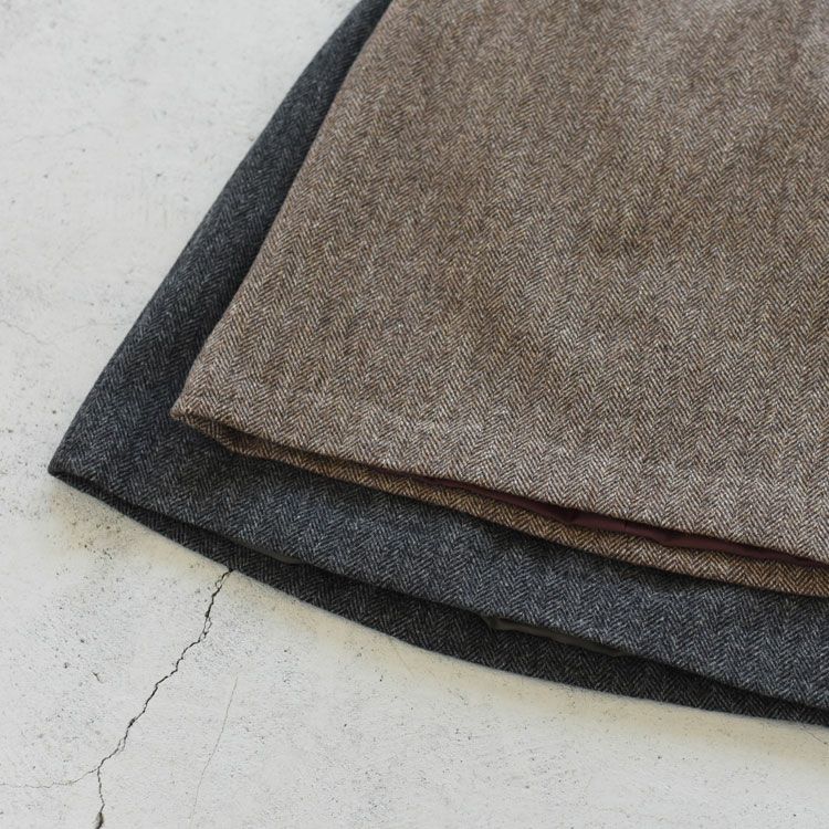 SALE 35％OFF】HERRINGBONE MINI SKIRT ヘリンボーンミニスカート/THE