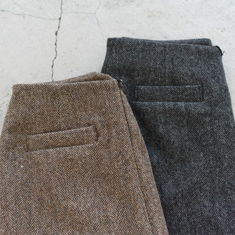 SALE 35％OFF】HERRINGBONE MINI SKIRT ヘリンボーンミニスカート/THE