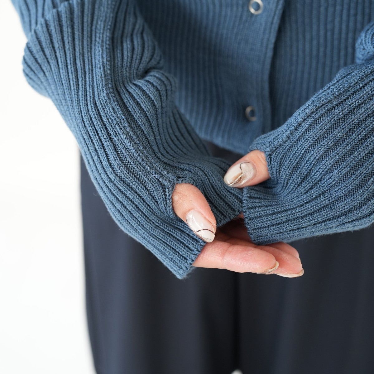 LONG RIB CARDIGAN ロングリブカーディガン