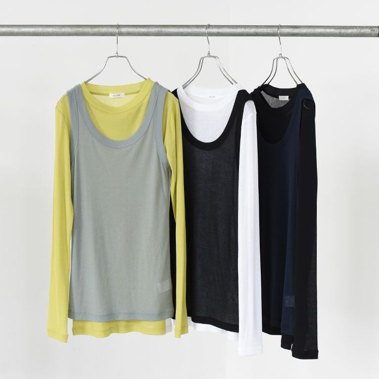 SALE 30％OFF】LAYERED TOP レイヤードトップス/ESLOW（エスロー