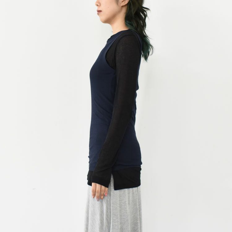 SALE 30％OFF】LAYERED TOP レイヤードトップス/ESLOW（エスロー