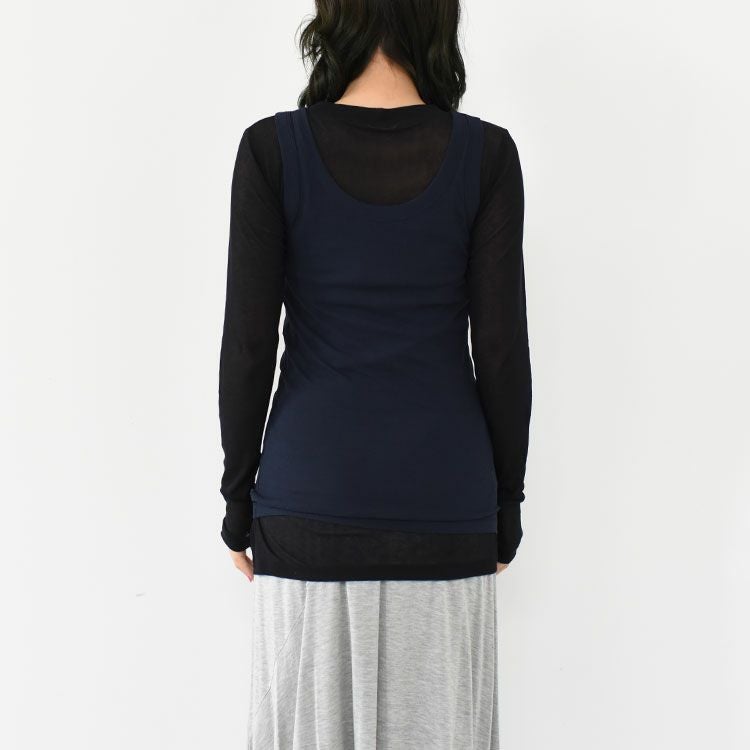 SALE 30％OFF】LAYERED TOP レイヤードトップス/ESLOW（エスロー