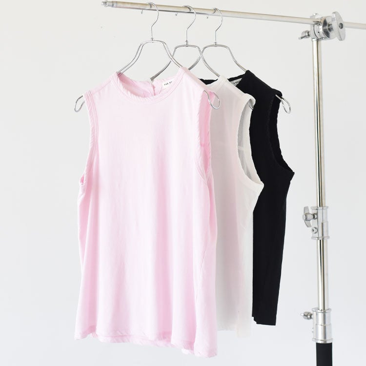HIGH TWIST COTTON SLEEVELESS ハイツイストコットン スリーブレス