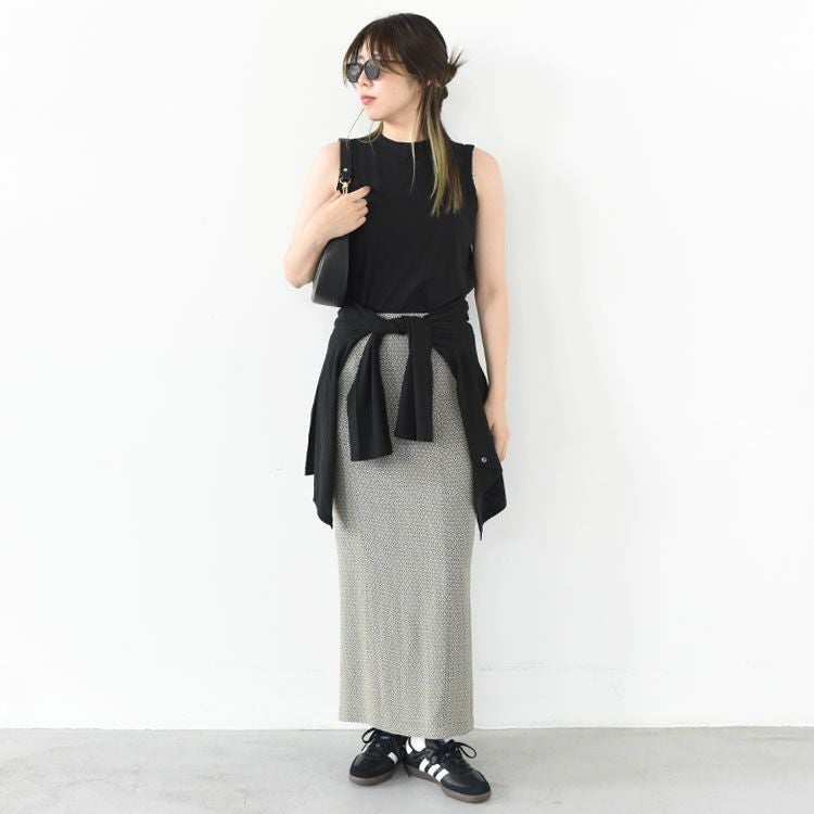 HIGH TWIST COTTON SLEEVELESS ハイツイストコットン スリーブレス/THE