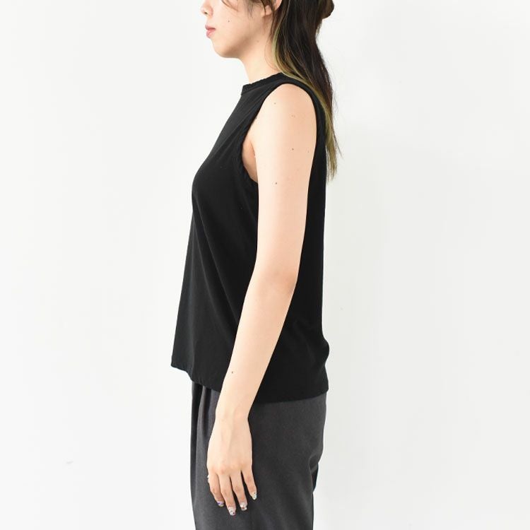 HIGH TWIST COTTON SLEEVELESS ハイツイストコットン スリーブレス/THE