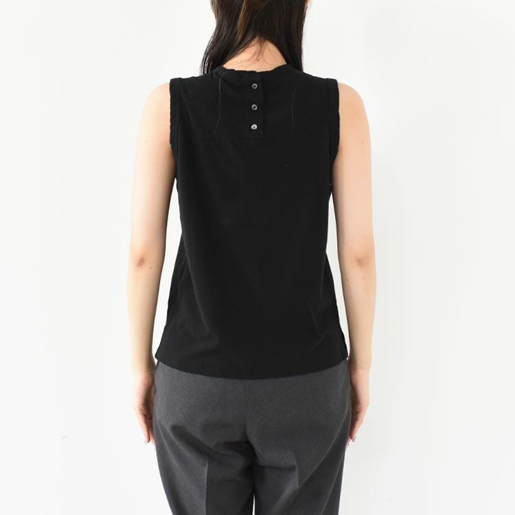 HIGH TWIST COTTON SLEEVELESS ハイツイストコットン スリーブレス/THE