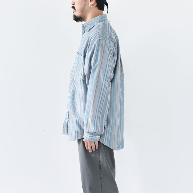 SALE 30％OFF】Regular Collar NP Striped Field Shirt レギュラー
