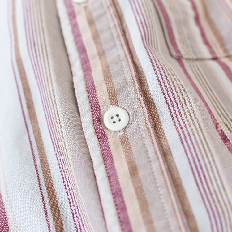 SALE 30％OFF】Regular Collar NP Striped Field Shirt レギュラー