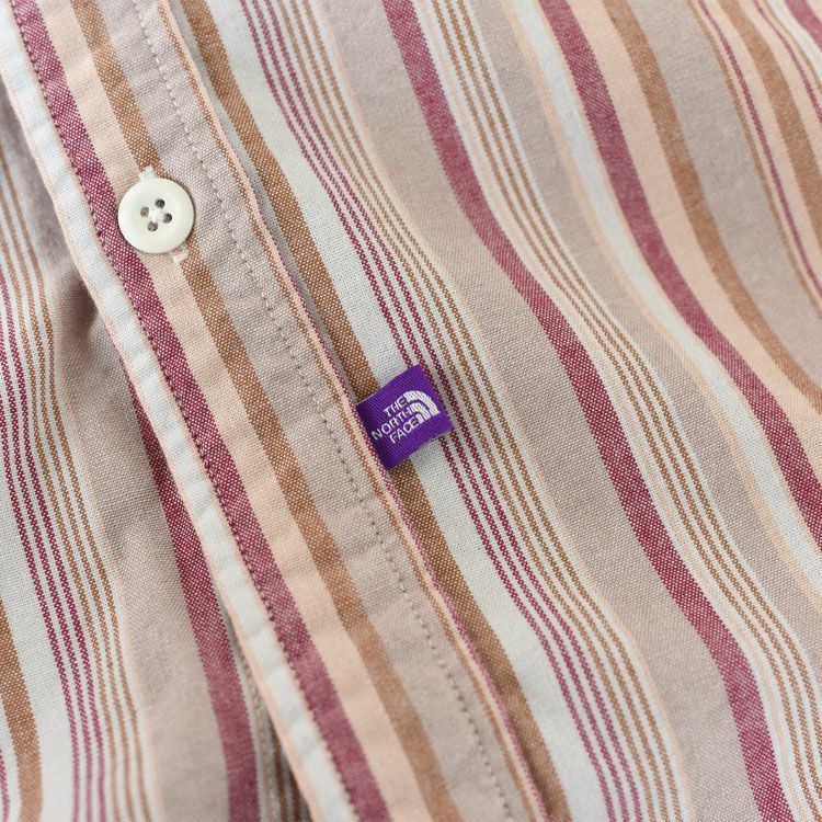 SALE 30％OFF】Regular Collar NP Striped Field Shirt レギュラー