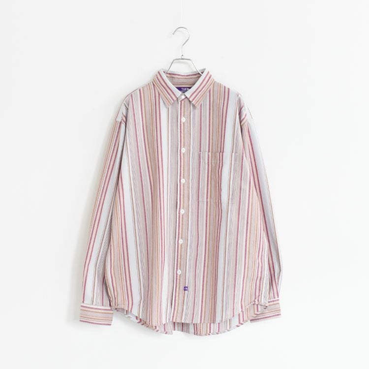 SALE 30％OFF】Regular Collar NP Striped Field Shirt レギュラー