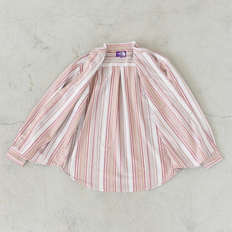 SALE 30％OFF】Regular Collar NP Striped Field Shirt レギュラー