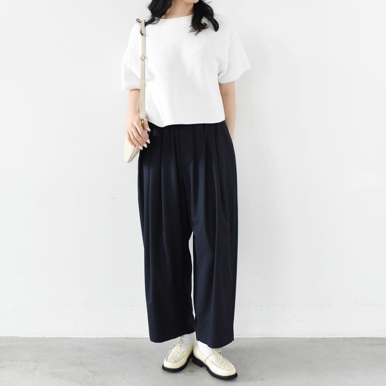 wide tuck PT ワイドタックパンツ/2-260051/mizuiro ind（ミズイロ