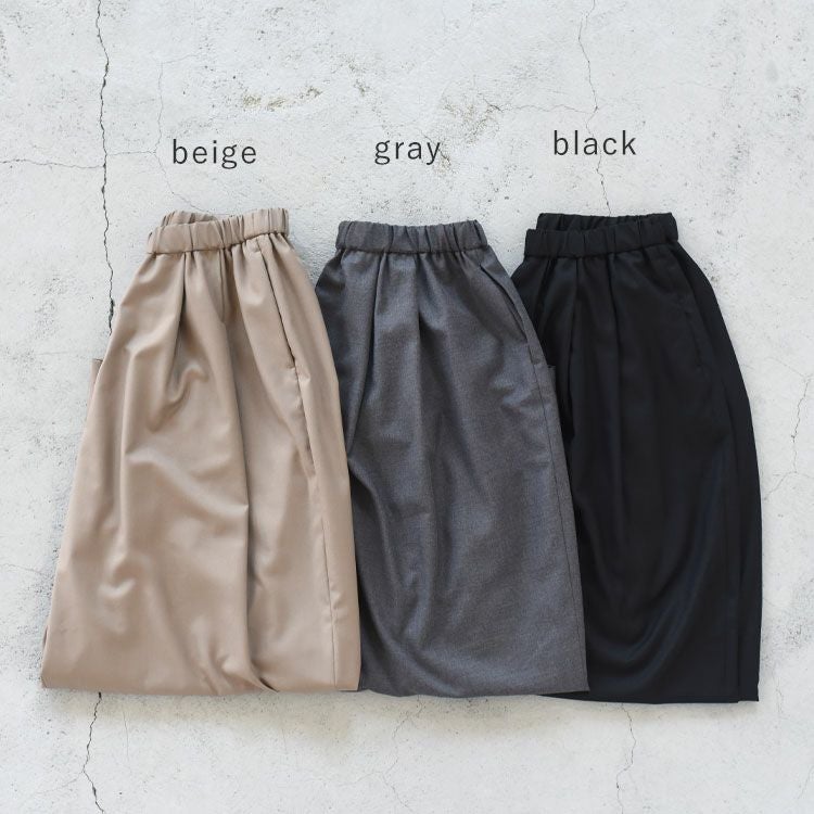 wide tuck PT ワイドタックパンツ/2-260051/mizuiro ind（ミズイロ