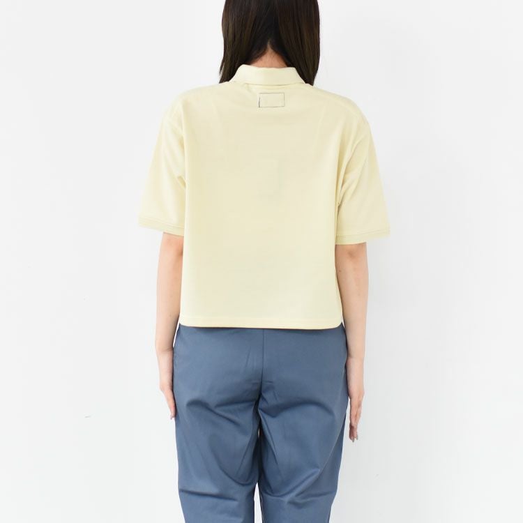 SALE 30％OFF】Moss Stitch Field Cropped Polo モスステッチ