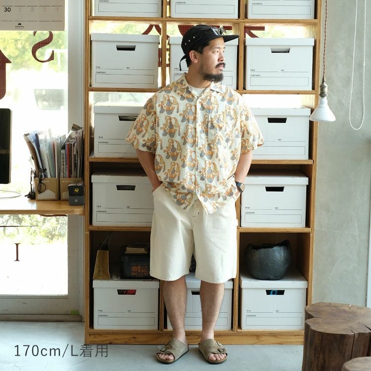 SALE 30％OFF】Open Collar Field S/S Shirt オープンカラーフィールド