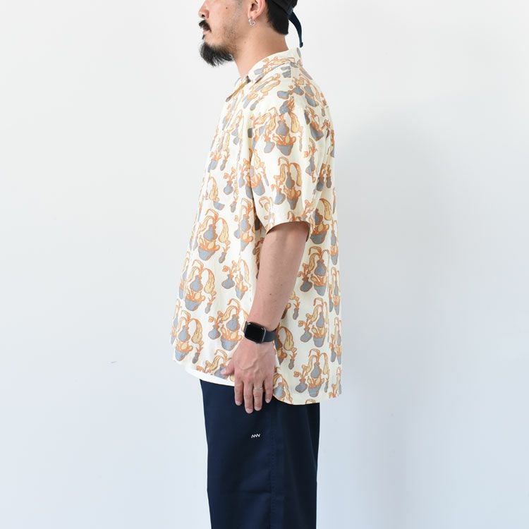 SALE 30％OFF】Open Collar Field S/S Shirt オープンカラーフィールド