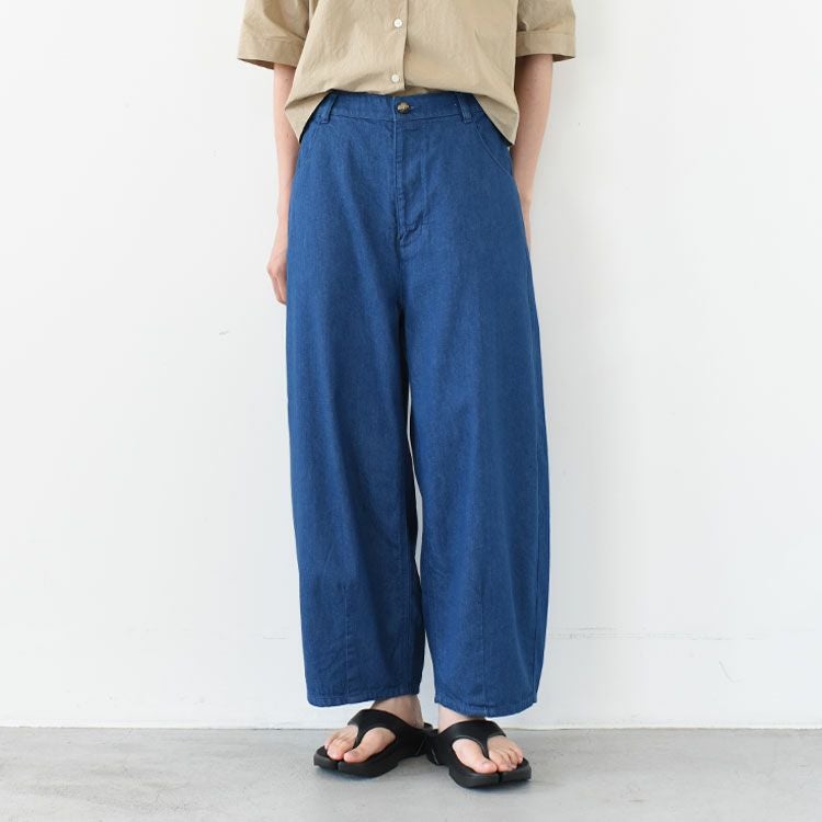 SALE 30％OFF】hi-waist curved denim ハイウエストカーブデニム