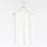 CIRCULAR RIB SLEEVELESS サーキュラーリブスリーブレス