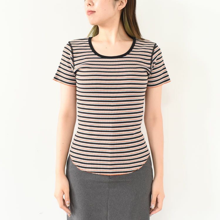 SALE 30％OFF】MULTI BORDER TEE マルチボーダーTシャツ/THE SHINZONE