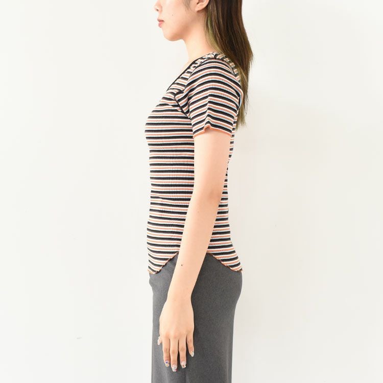 SALE 30％OFF】MULTI BORDER TEE マルチボーダーTシャツ/THE SHINZONE