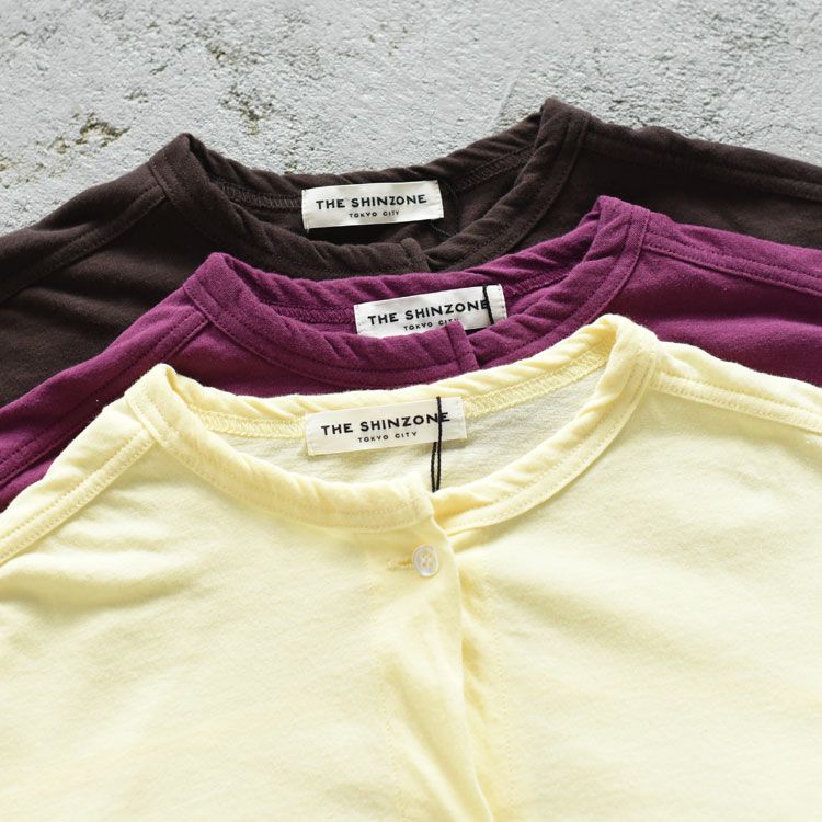 【SALE 20％OFF】HIGH TWIST COTTON CD ハイツイストコットンカーディガン/THE SHINZONE(シンゾーン)【返品交換不可】