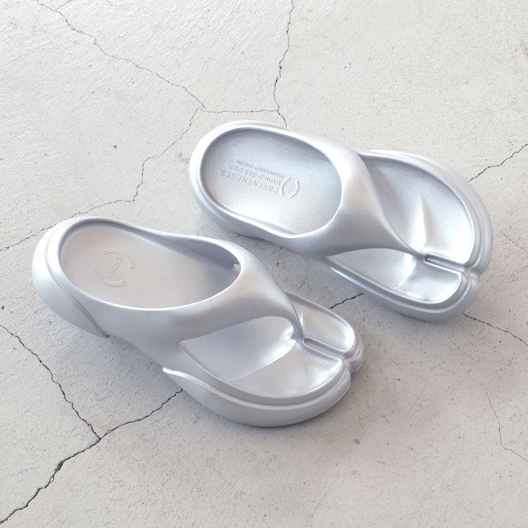 NEW-FLIP-FLOP 厚底タビサンダル シルバー