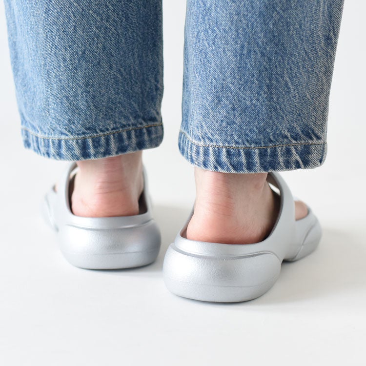 NEW-FLIP-FLOP 厚底タビサンダル シルバー