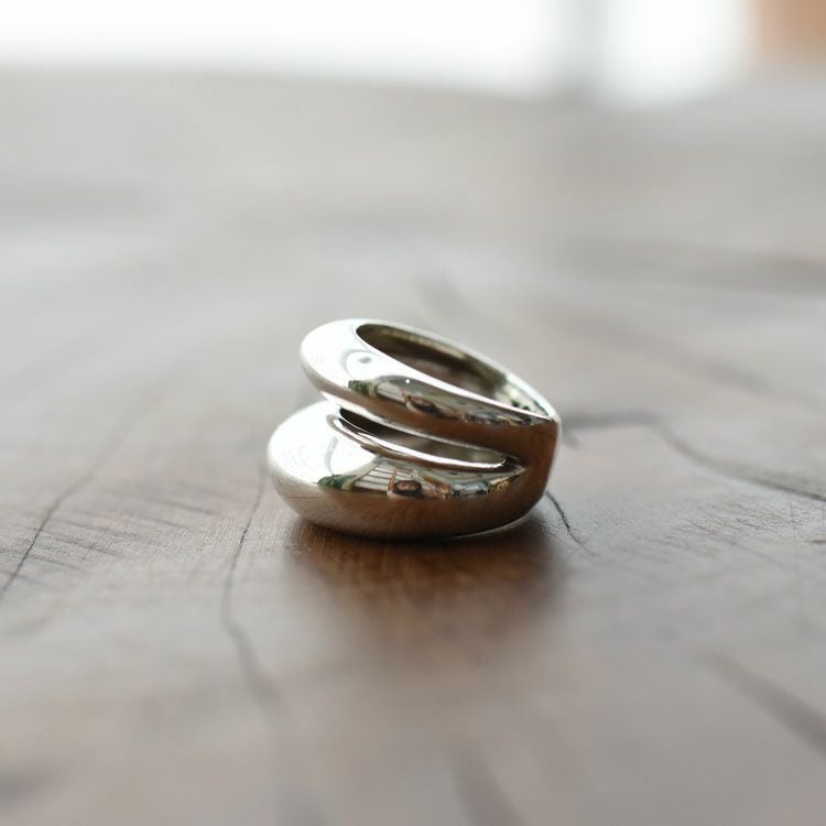 DOUBLE PUFF RING ダブルパフリング/XOLO JEWELRY（ショロジュエリー