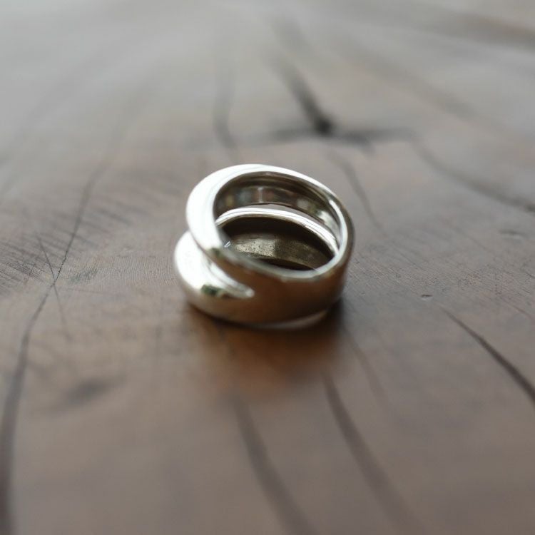 DOUBLE PUFF RING ダブルパフリング/XOLO JEWELRY（ショロジュエリー