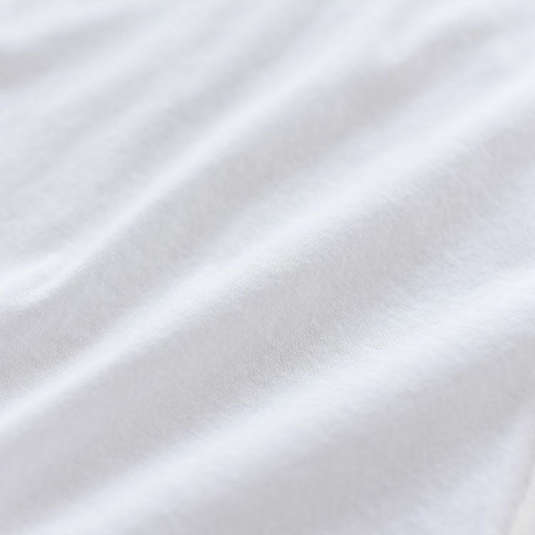 twisted cotton sheer jersey Tee with mohair-stitch ツイステッドコットンシアージャージーTシャツ