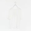 twisted cotton sheer jersey Tee with mohair-stitch ツイステッドコットンシアージャージーTシャツ