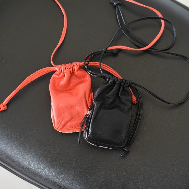 SALE 40％OFF】[CABO]DRAWSTRING NECK PURSE ドローストリングネック