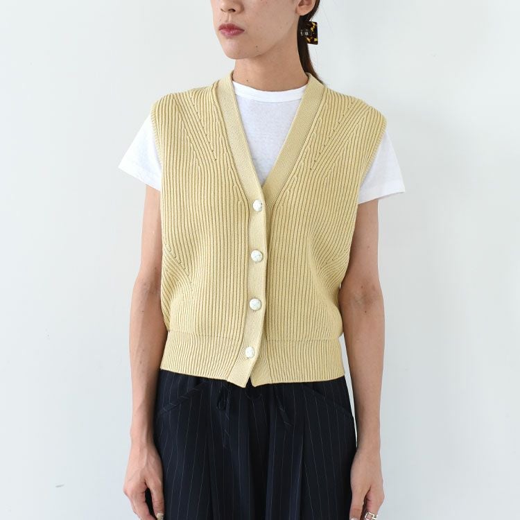 SALE 30％OFF】FULL CARDIGAN KNIT VEST フルカーディガンニットベスト