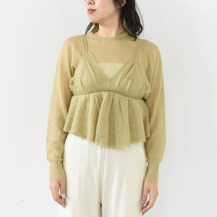 SALE 30％OFF】extrakid mohair & silk camisole top キャミソール