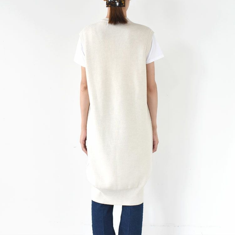 LONG KNIT GILET ロングニットジレ