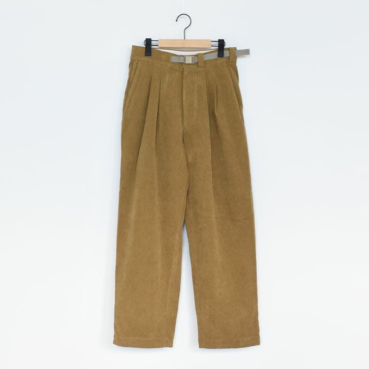 SALE 30％OFF】Corduroy Field Tuck Pants コーデュロイフィールド