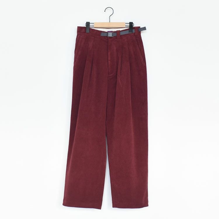 SALE 30％OFF】Corduroy Field Tuck Pants コーデュロイフィールド