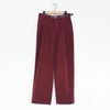 Corduroy Field Tuck Pants コーデュロイフィールドタックパンツ