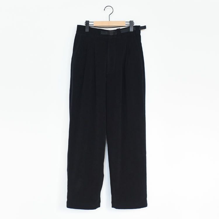 SALE 30％OFF】Corduroy Field Tuck Pants コーデュロイフィールド