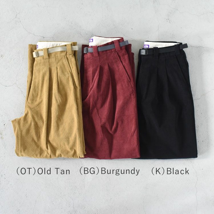 SALE 30％OFF】Corduroy Field Tuck Pants コーデュロイフィールド